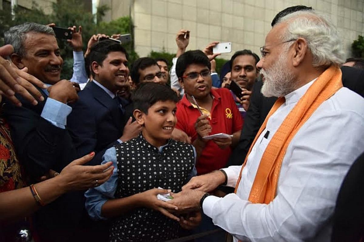 PM Modi greeted with Bharat Mata Ki Jai in Mexico